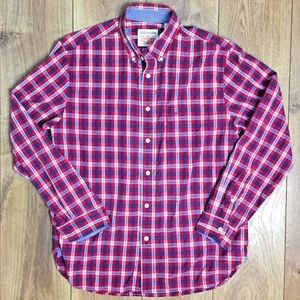 Dockers Mens Shirt Multi Color Checks Size Medium